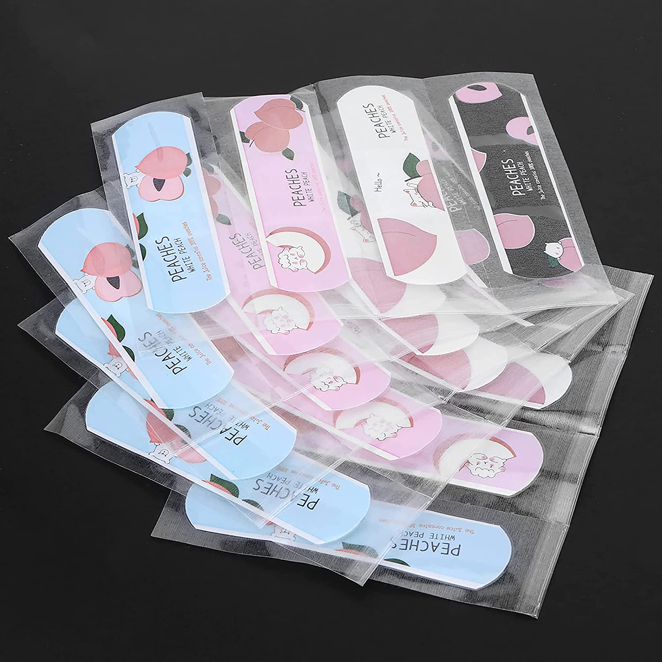 Mclear Printed Self Adhesive Non Toxic Bandage | Printed Cartoon Waterproof Band Emergency Bandage Kit, Multicolor, Pack Of 20