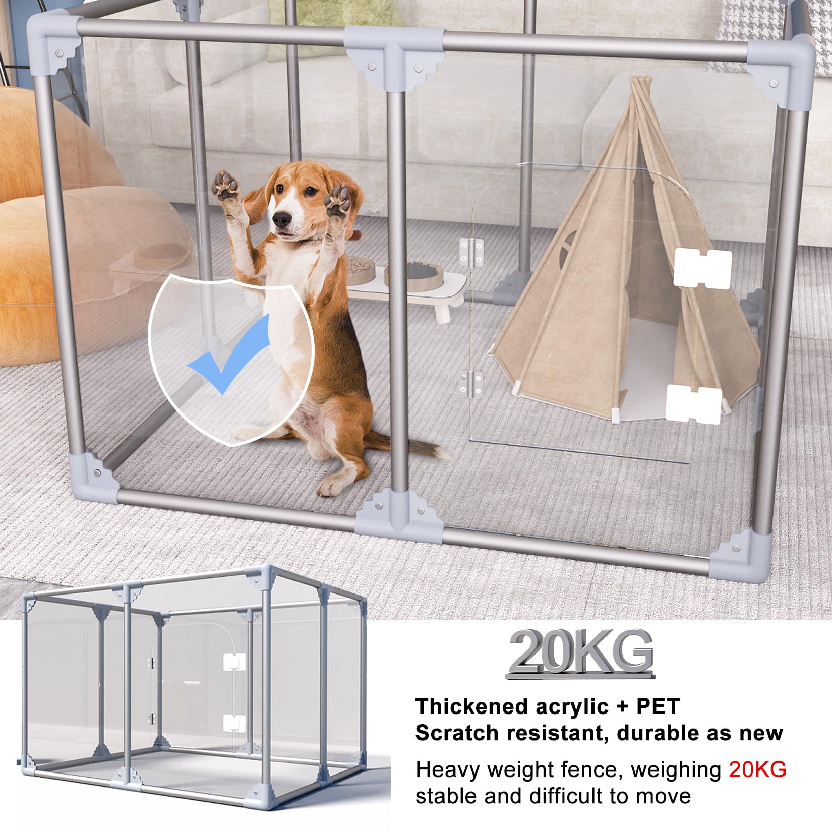 Pet Playpen Top Paw 24 Exercise Pen With Door Top Paw 24 Split