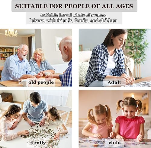 Miniatura 6 de Rompecabezas de 1000 piezas para adultos, rompecabezas de calidad premium, colores intensos e impresión de alta definición, rompecabezas de