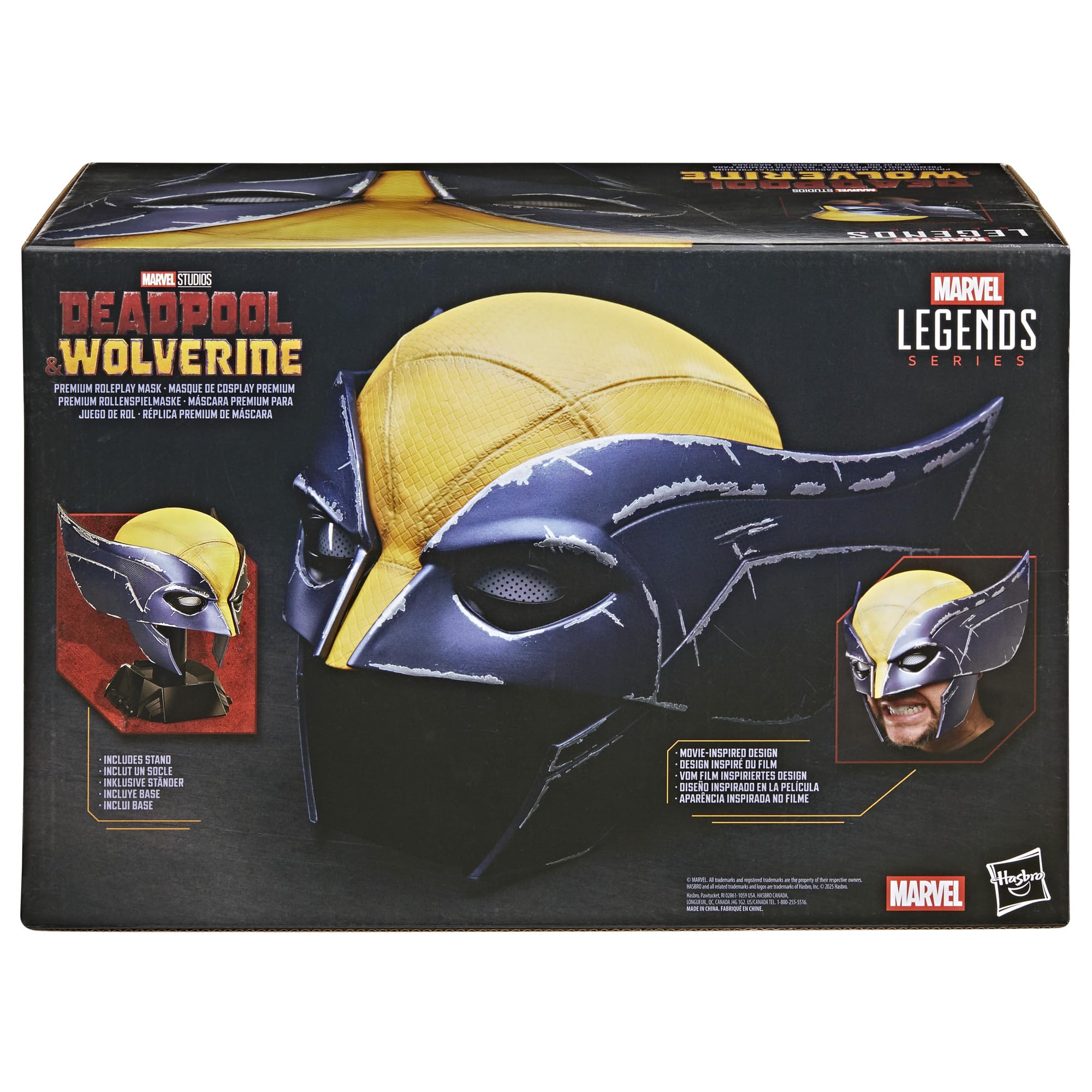Hasbro Marvel Legend Series, maschera per roleplay premium di Wolverine