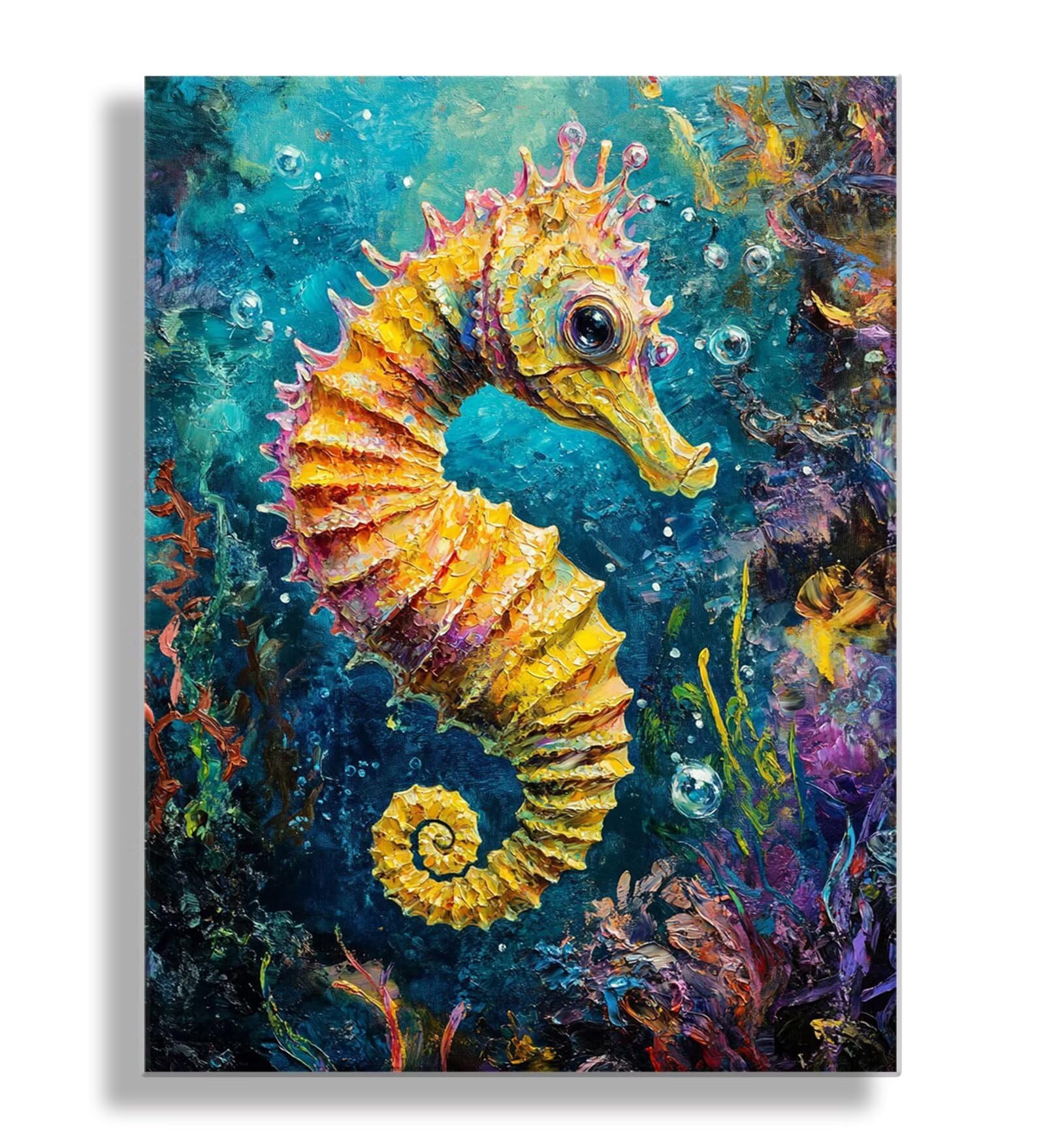 Malen Nach Zahlen Tier Haima, DIY Set Erwachsene, Faltenfreie Leinwand Malset Mit Pinseln, Malen Nach Zahlen Erwachsene, Handgemalt Ölgemälde Leinwand, Deko Wohnzimmer (Ohne Rahmen) 90x120cm Q3S-688