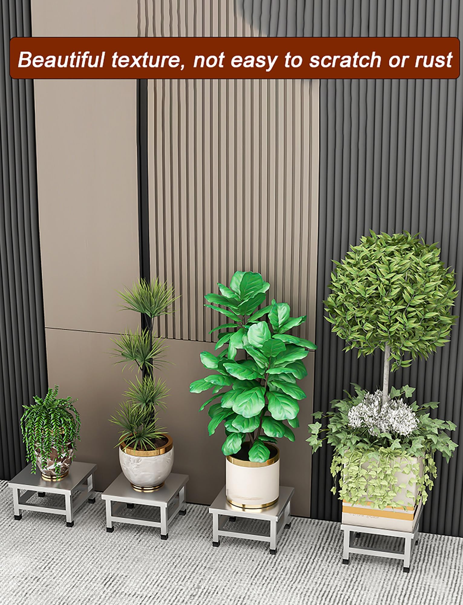 Supporto elevato industriale della base quadrata resistente 45x45x20cm del supporto del condizionatore d'aria per gli scaffali & la costruzione di attrezzature