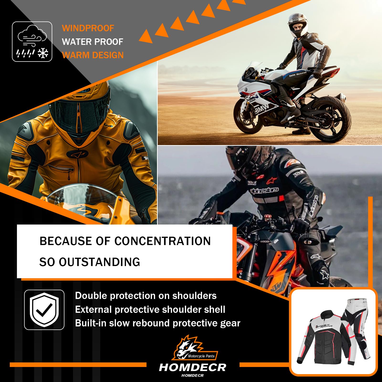 Chaqueta De Motocicleta Impermeables CE Motocicleta Chaquetas A Prueba De Viento Equipo De Protección De Cuerpo Completo Blindado Otoño Verano Invierno Para Hombres