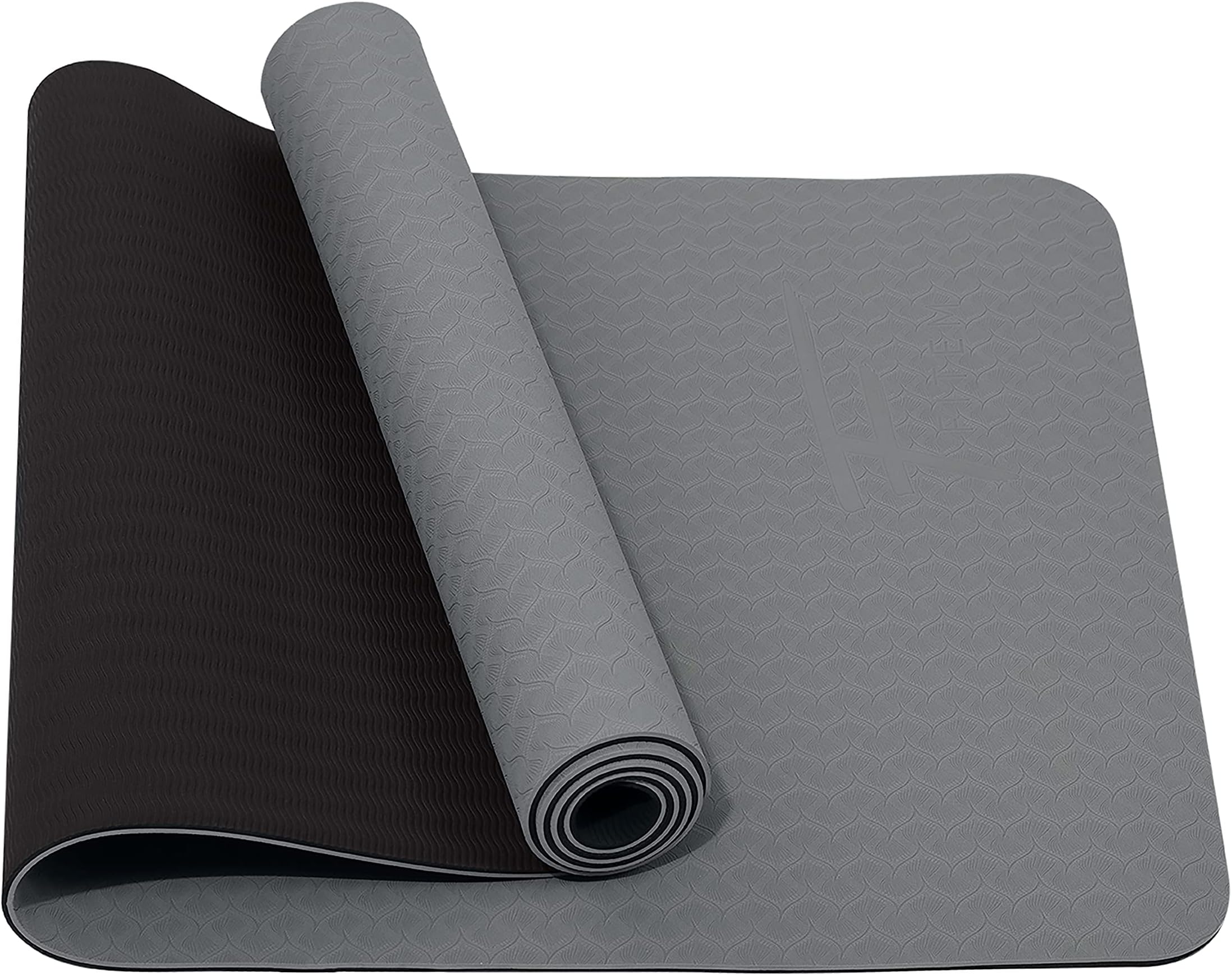 Fitem Eco Natura TPE Yoga/Gym Mat, 183 x 61 x 0.6 cm, Reversible, Non-Slip, Cushioned, Eco-Conscious & Hygienic for Yoga, the Gym, Sports, Gymnastics, Fitness, Pilates and Bodybuilding