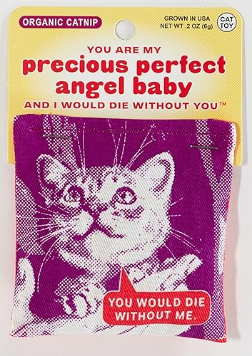 Miniatura 3 de Blue Q Juguete para gatos con hierba gatera I Love My Asshole. Hierba gatera orgánica de primera calidad cultivada en los Estados Unidos, bolsas