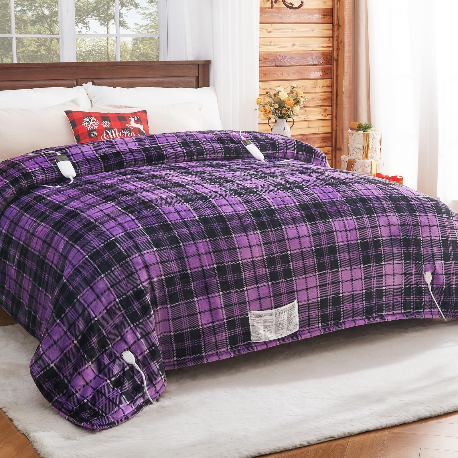 OCTROT Heated Electric Blanket Queen