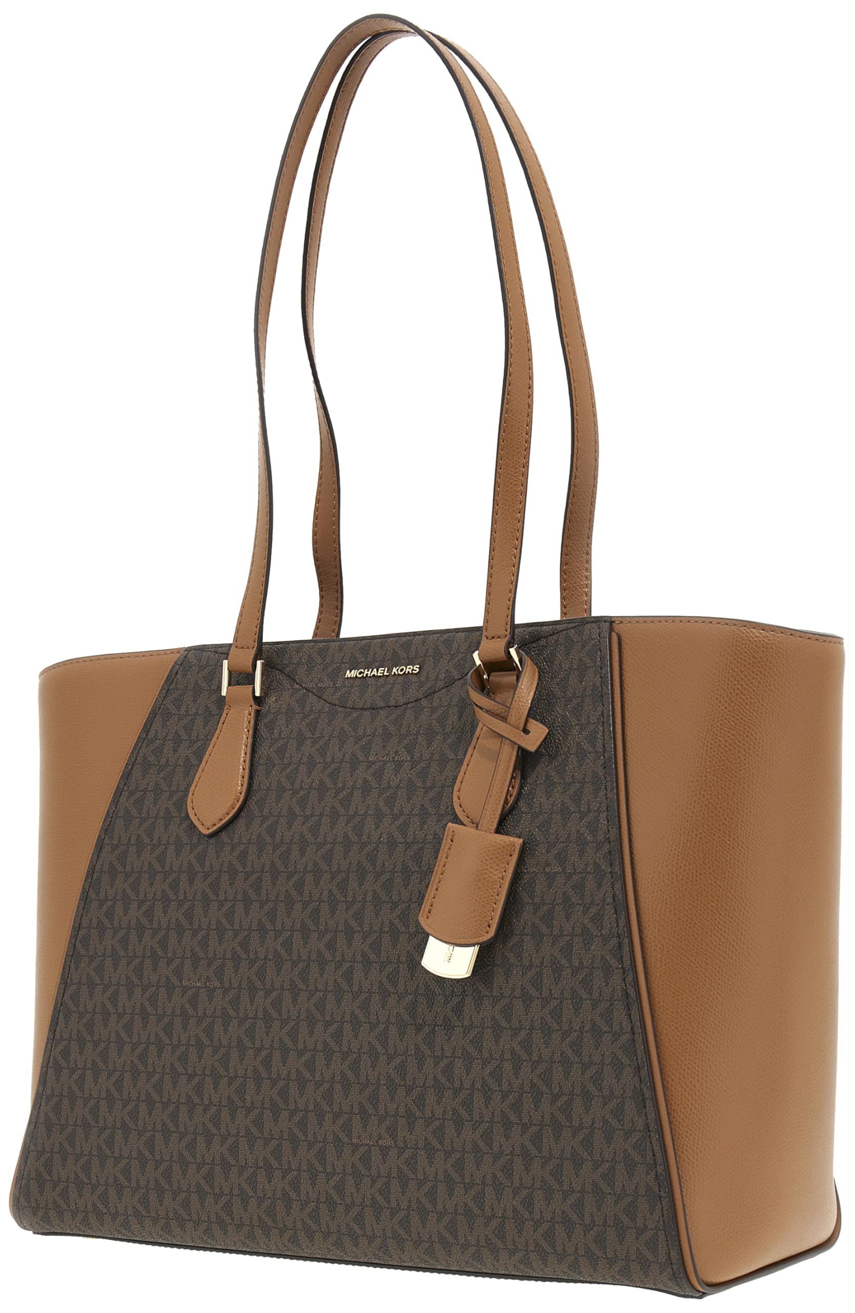 Michael Kors Taryn Large Multi-Functional Top-Zip Tote Bag, Brown/Acorn