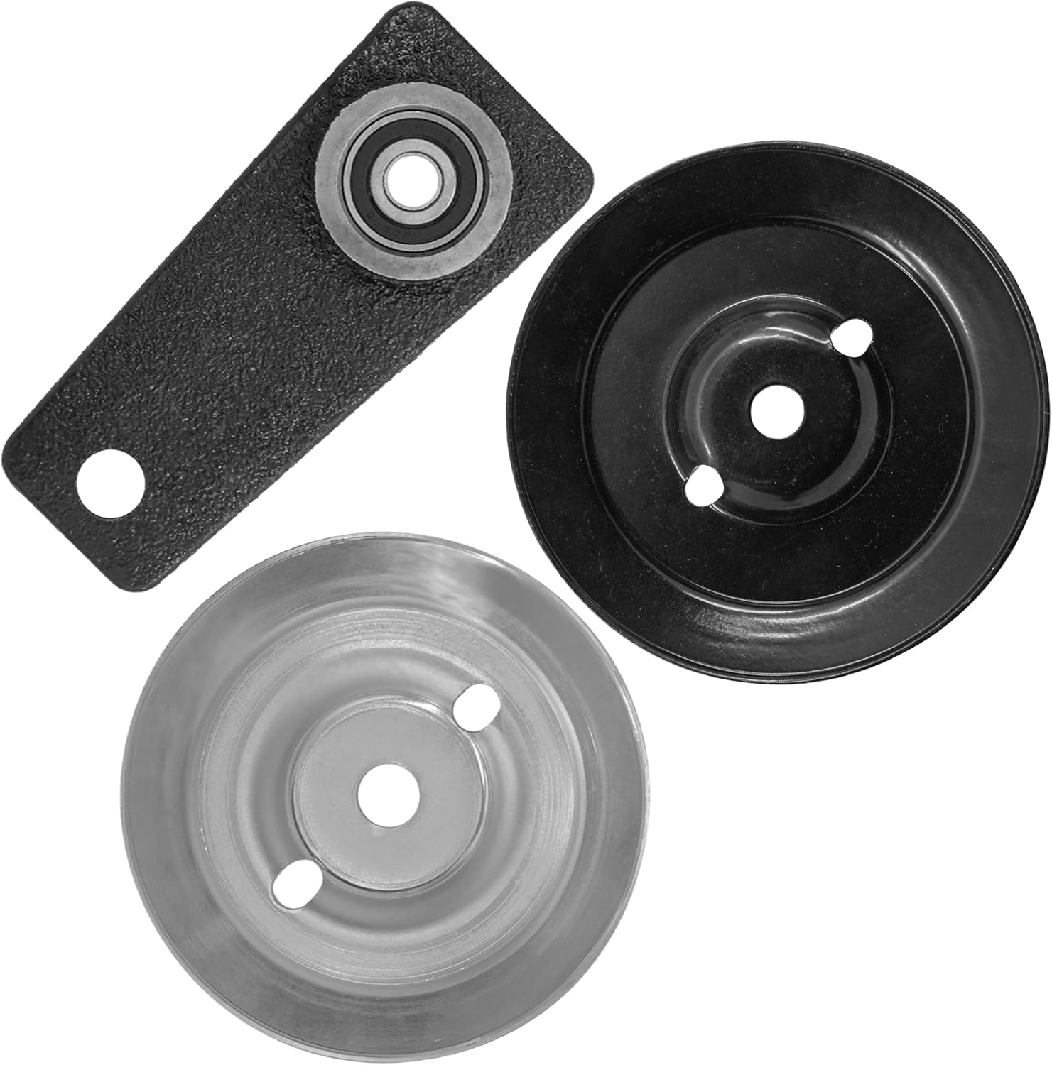 Caltric 48" Deck Pulley Tensioner Arm Compatible with John Deere X320 X340 M157175 M157176
