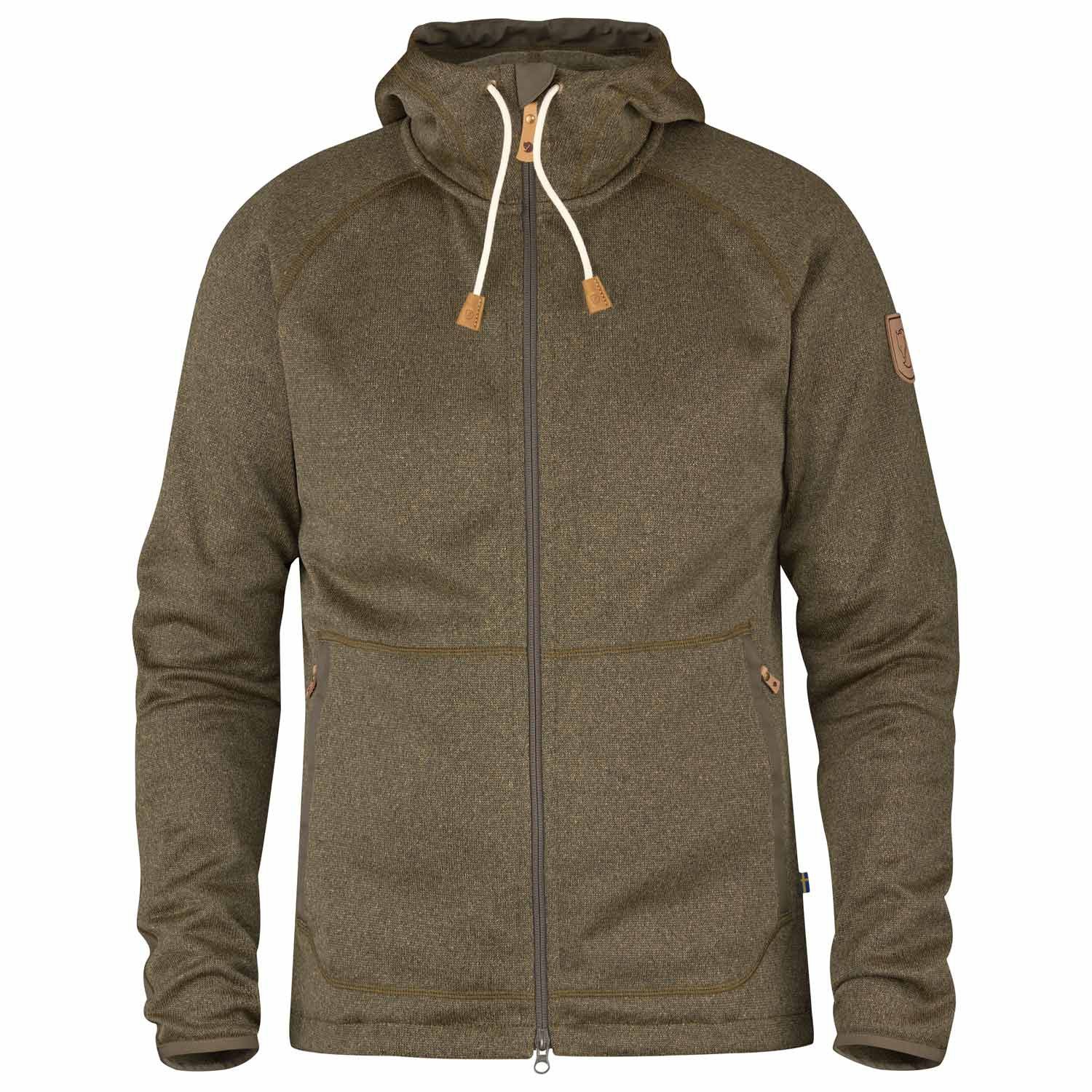 Fjällräven Övik Fleece Hoodie M - Giacca In Pile Uomo Con Cappuccio - Caldo Morbido E Traspirante Per Escursioni E Relax - 4