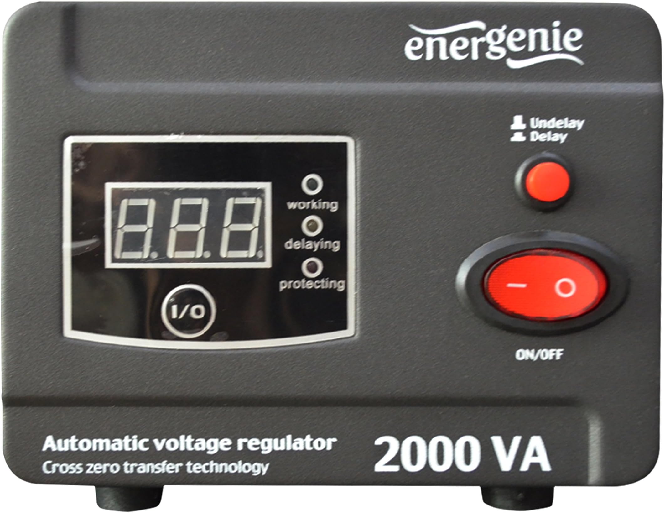 EnerGenie (by Gembird) Energenie Automatic AC voltage regulator and stabilizer LED, 220V AC, 2000 VA