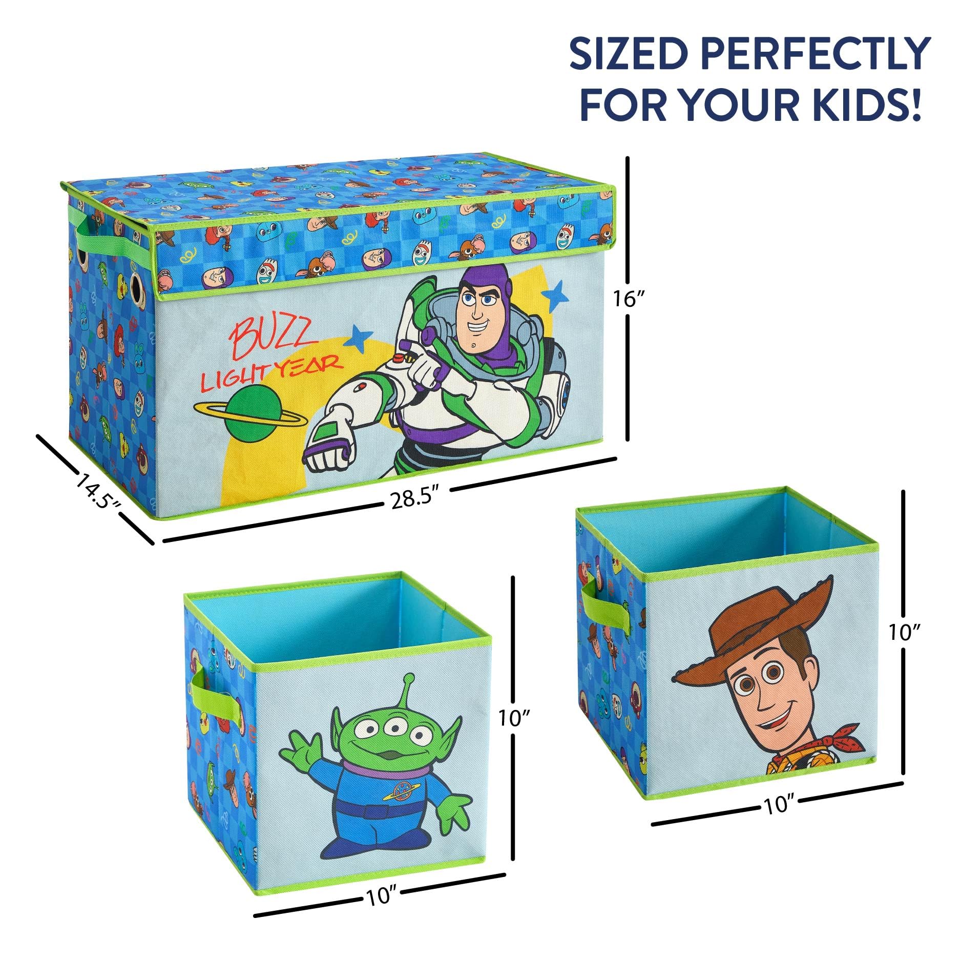 Amazon.com: Disney Toy Story 3 Piece Room Solution Storage Set