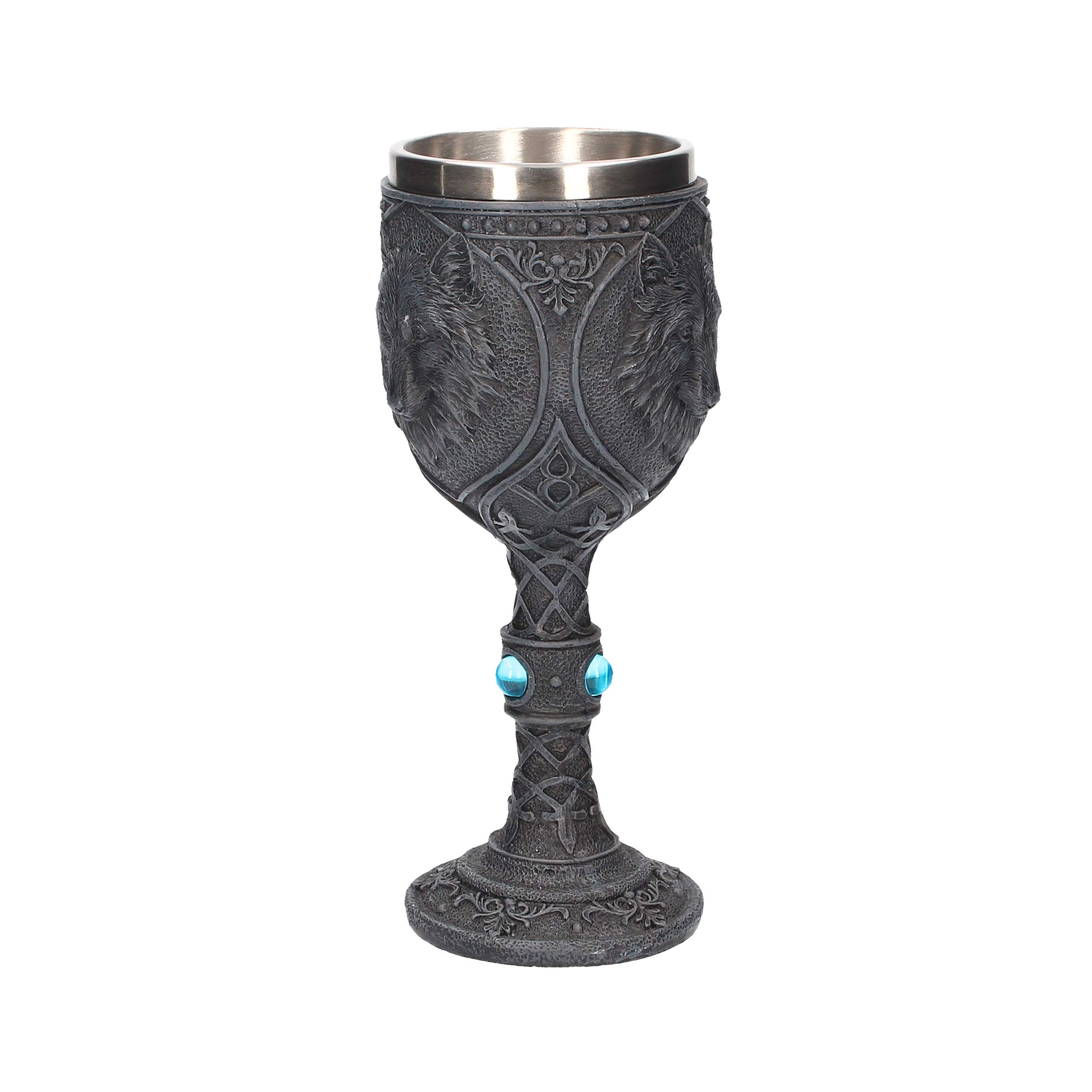 Nemesis Now U2501G6 Night Wolf Verre Noir 19.5 cm