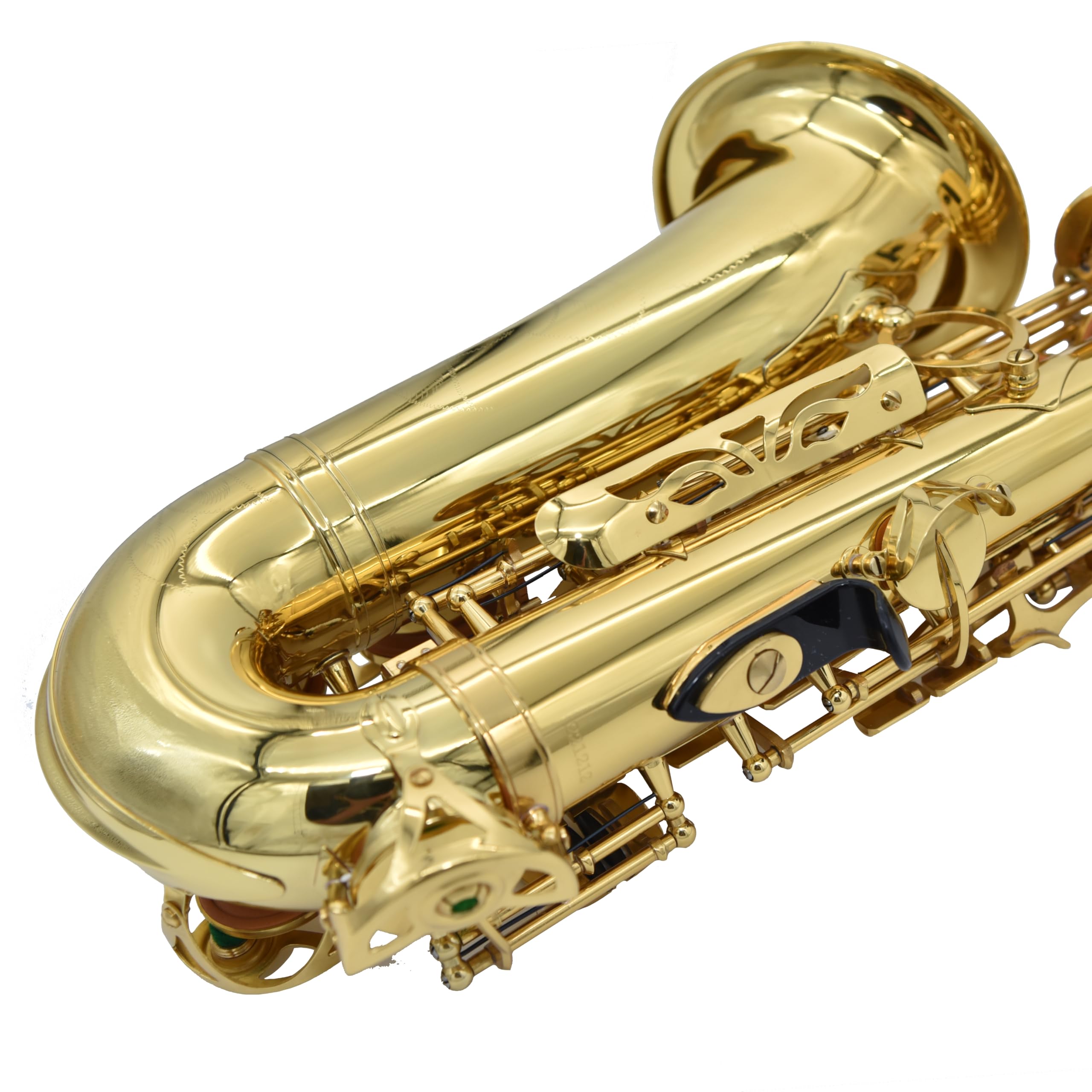 L.A.R. - By Ripamonti Sassofono Contralto in Mib (Eb), Corpo in Ottone Laccato, Chiave Fa# Acuto, Poggiapollice Regolabile, Custodia Completa con Accessori