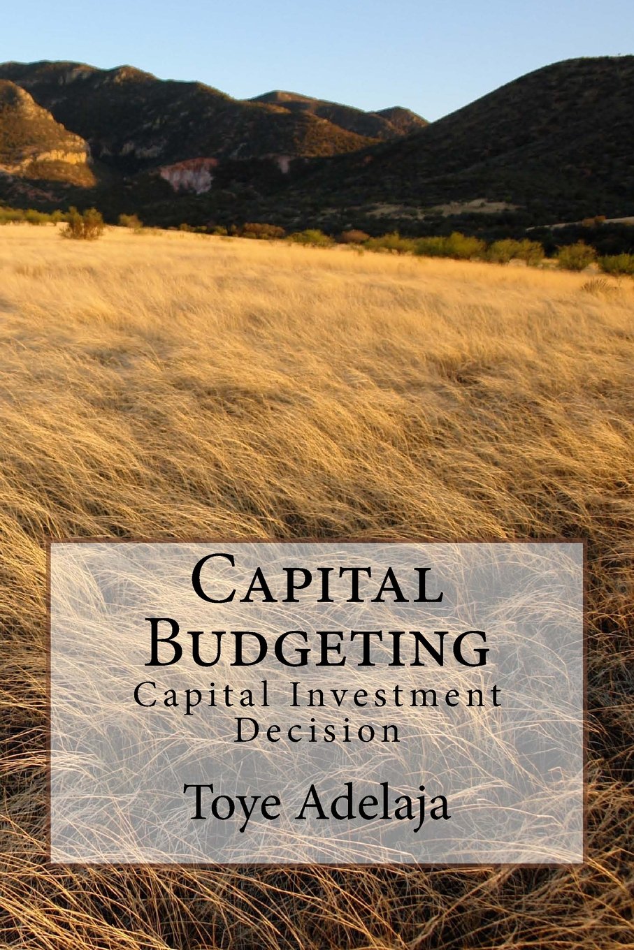 Capital Budgeting: Capital Investment Decision