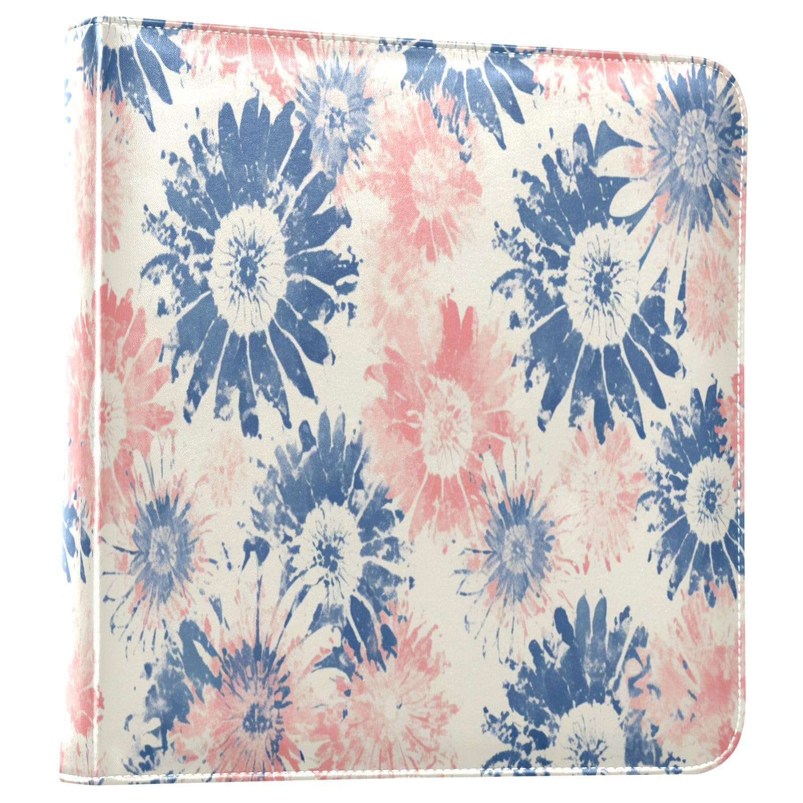 Kigai Tie Dye Photo Album Self Adhesive Scrapbook Album Leather Cover DIY Picture Scrap Book with 20 Adhesive Sheets, 11.8x24x0.8 inch