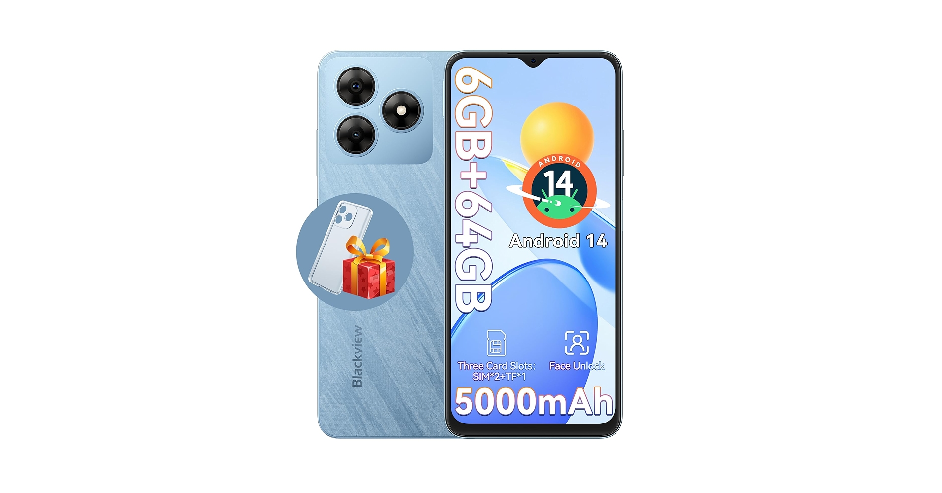 kaco Blackview WAVE 8C 64GB 8GB RAM Amazon.com: Blackview Wave 8C Unlocked Cell Phone, Android