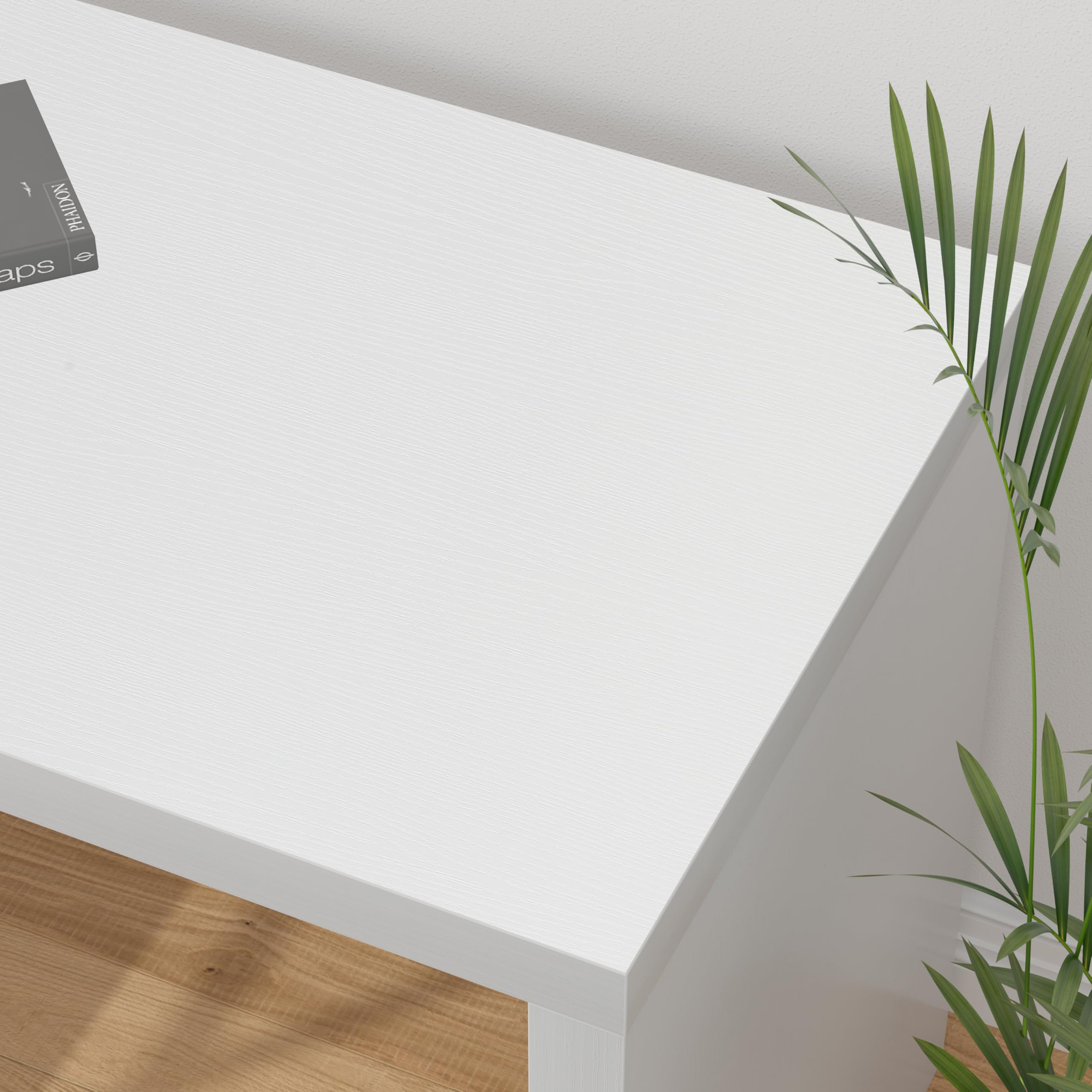 HSH 140cm Schreibtisch l Form Modern Eckschreibtisch Weiß für HomeOffice | Computertisch mit 3 Schubladen und 2 Regalen Wendbarer Eckschreibtisch mit Stauraum für Homeoffice Bürotisch