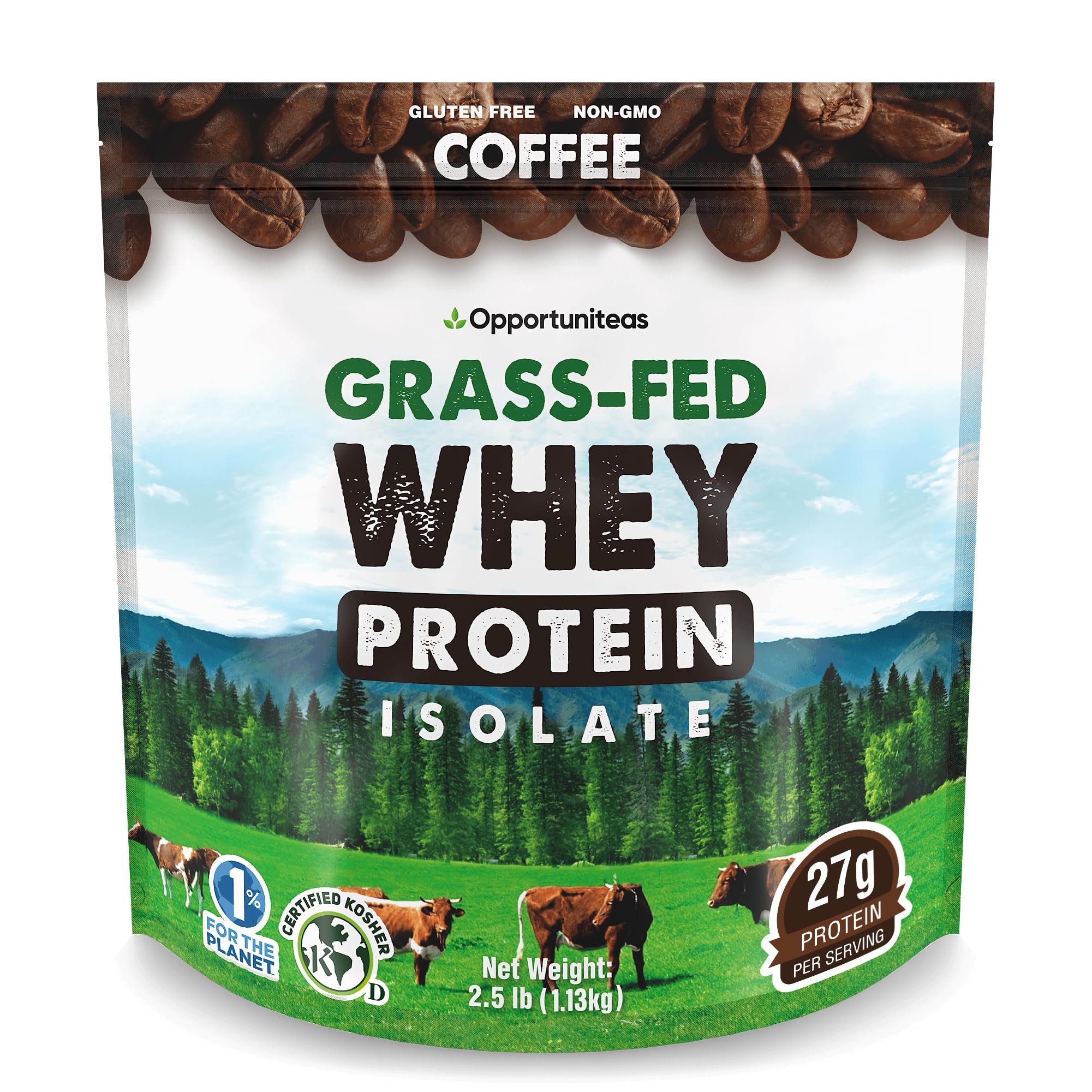 Unflavored Grass Fed Whey Isolate Protein Powder, 1 lb — Amazon image 18