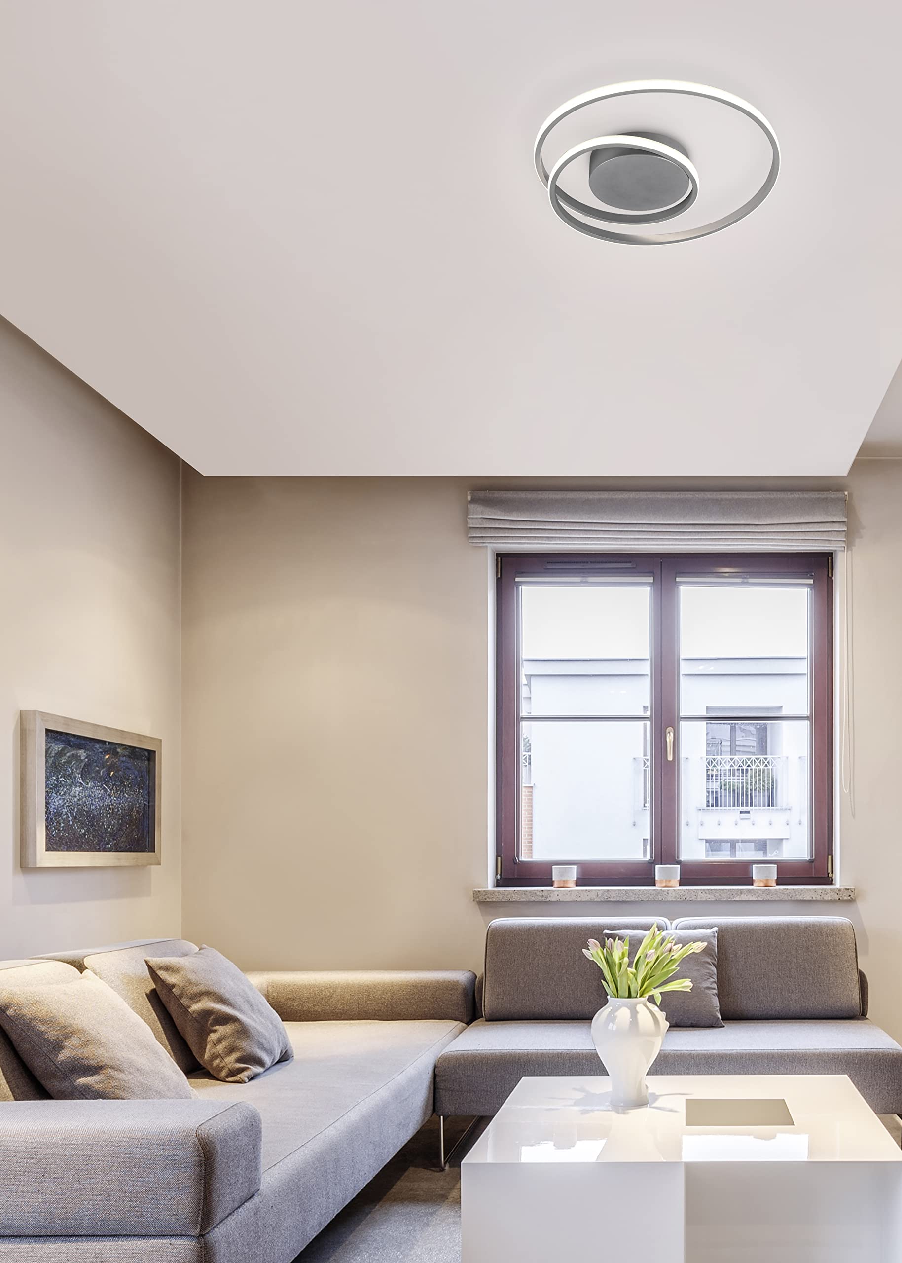 Reality, Lámpara de techo, Zibal incl. 1xLED