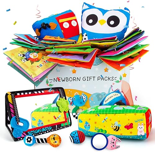 teytoy Juguetes para bebés de 6 a 12 meses, espejo de tiempo de barriga, juego de regalo para bebés recién nacidos, juguetes para recién nacidos,