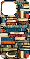 Vista 19 de iPhone 12/12 Pro Pila de libros leídos biblioteca ilustración amor lectura pilas caso