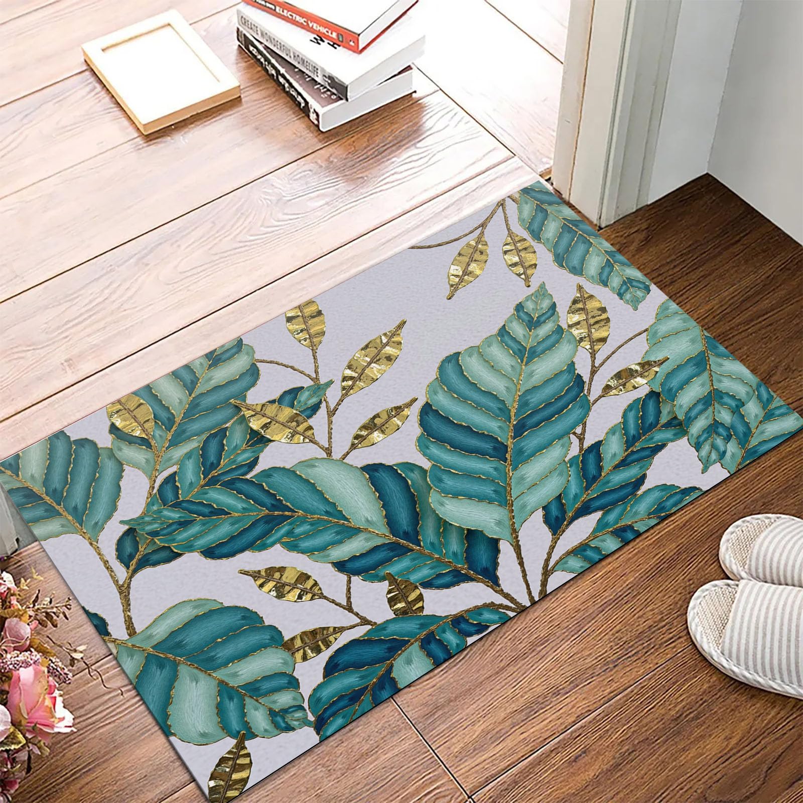 Tapis de porte absorbant et lavable 50x80cm avec envers antidérapant sécurisé