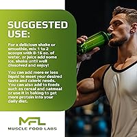 Vista 6 de MFL - Proteína vegana a base de plantas, sin gluten, sin lácteos, sin OMG, sin lactosa, apta para dieta cetogénica, 2.12 libras (grano de vainilla)