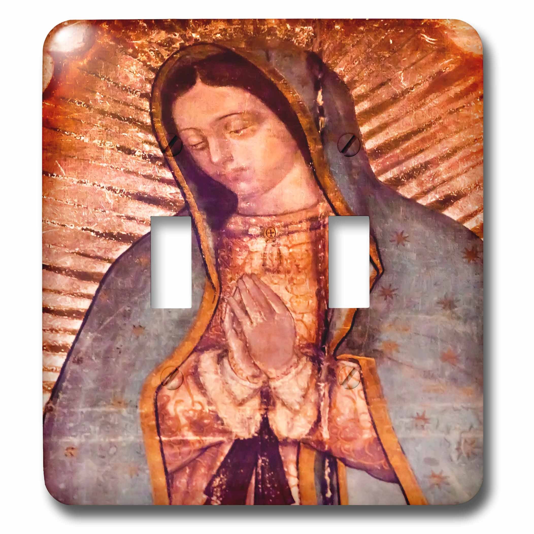 Vierge Marie de Guadalupe peinture pour interrupteur de salon chaleureux