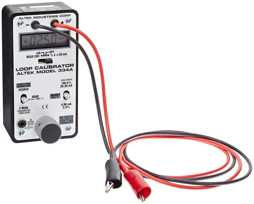 Altek 1798828 Model 334A Loop Calibrator, 4-20 mA Process