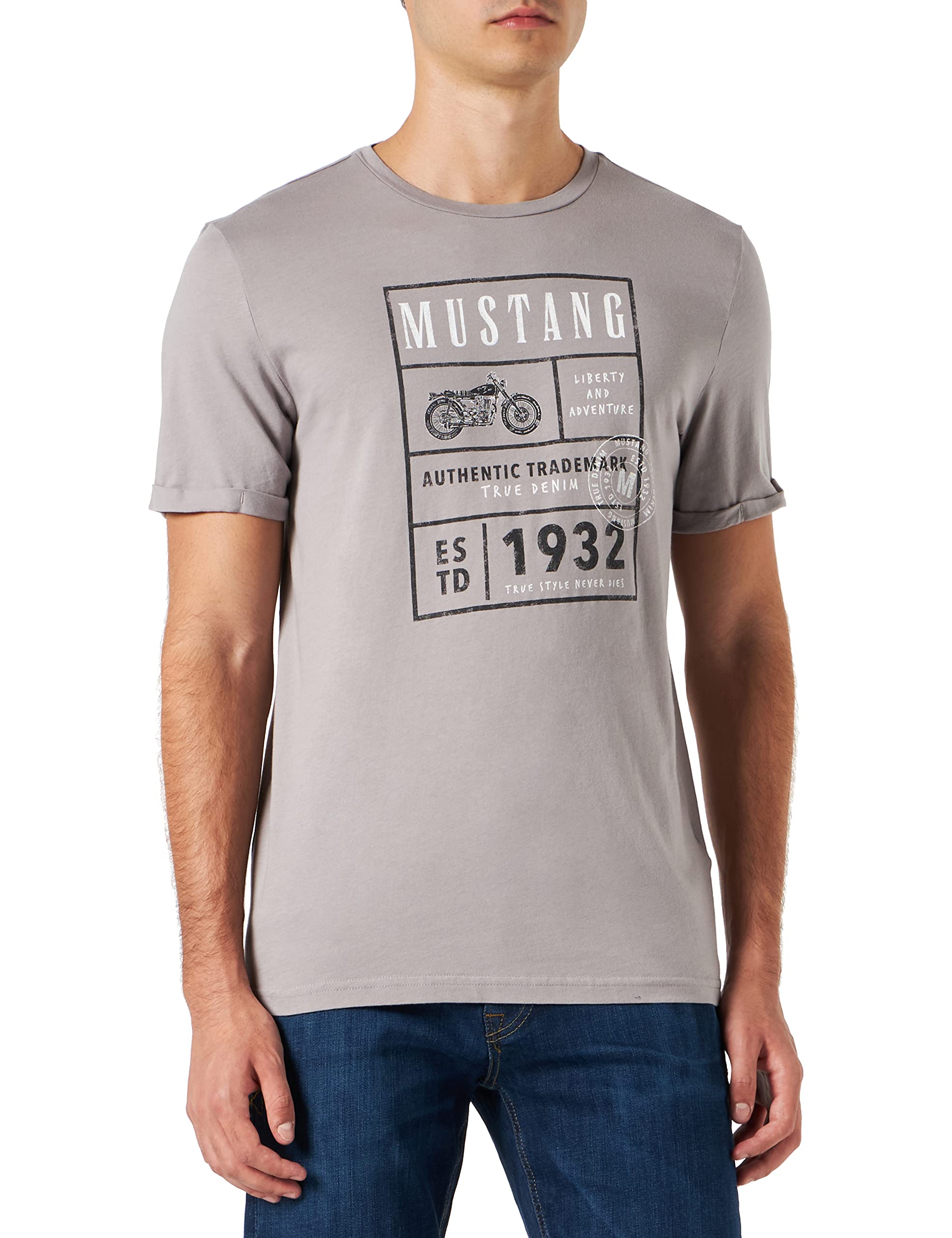 Mustang Men's Alex C Print T-Shirt