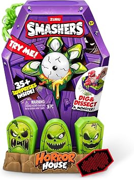 Smashers Mega Horror House Green by ZURU Interactive Toy Collectible Toy for Kids and Teens