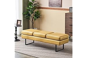 59.5' Waiting Room Bench - Comfortable Reception Seating for Offices, Salons, and More