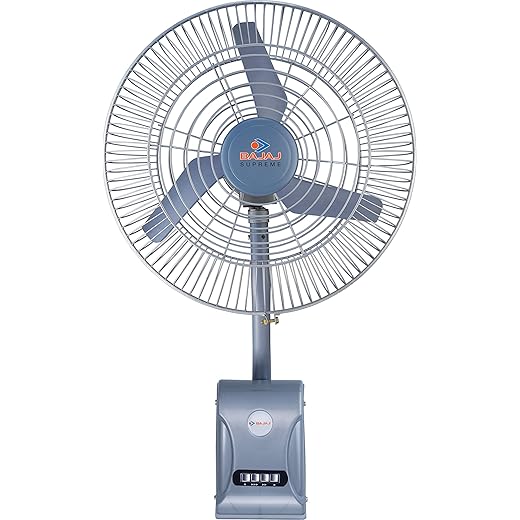 Bajaj Supreme MK II 450 mm Wall Fan Grey