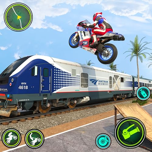 Superhero Bike Racing & Stunt Mega Ramps 3D Game
