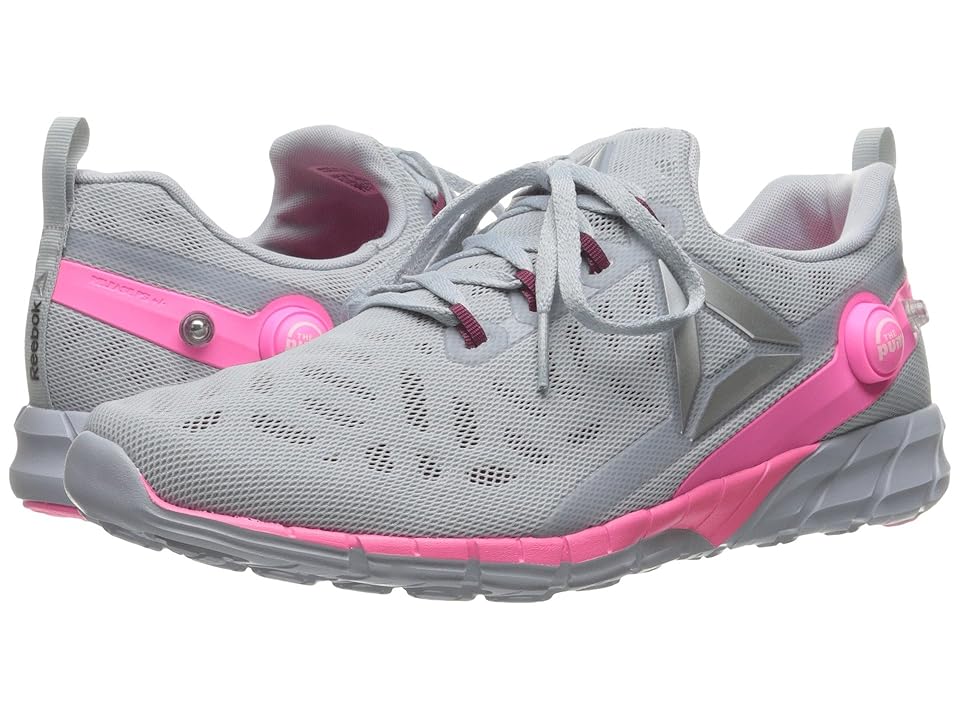 

Reebok ZPump Fusion 2.5 (Cloud Grey/Rebel Berry/Poison Pink/Silver Metallic) Women's Running Shoes