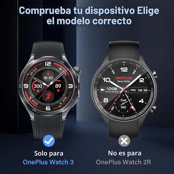 Screen Protector Compatible with OnePlus Watch 3 47mm/Oppo Watch X2 with Mounting Frame [4 PCS], Tempered Glass Protective Film [No Bubbles] [Anti-scratch] HD 9H Tempered Glass Saver