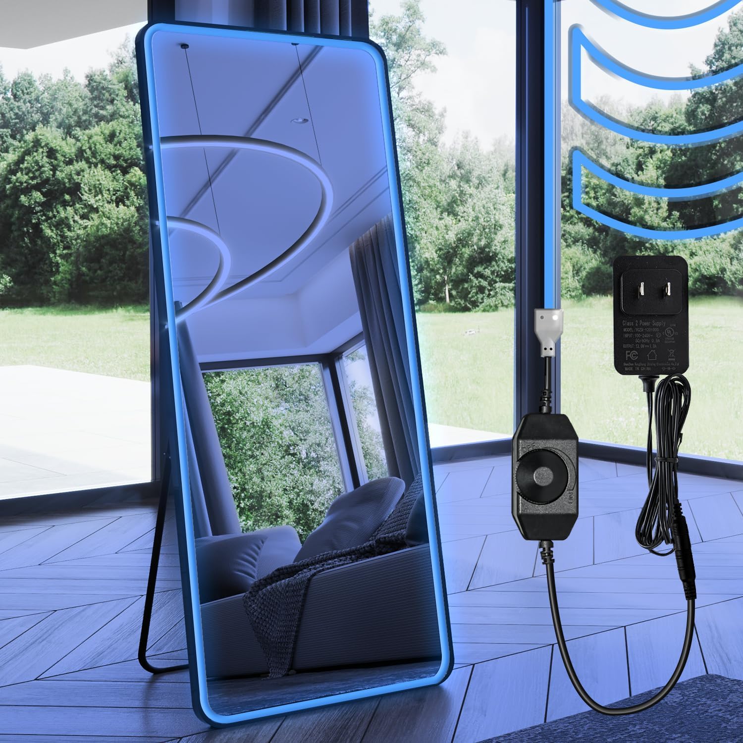 GUOTONG 16.4ft/5m Warm White LED Vanity Mirror Light NO Need to Cut