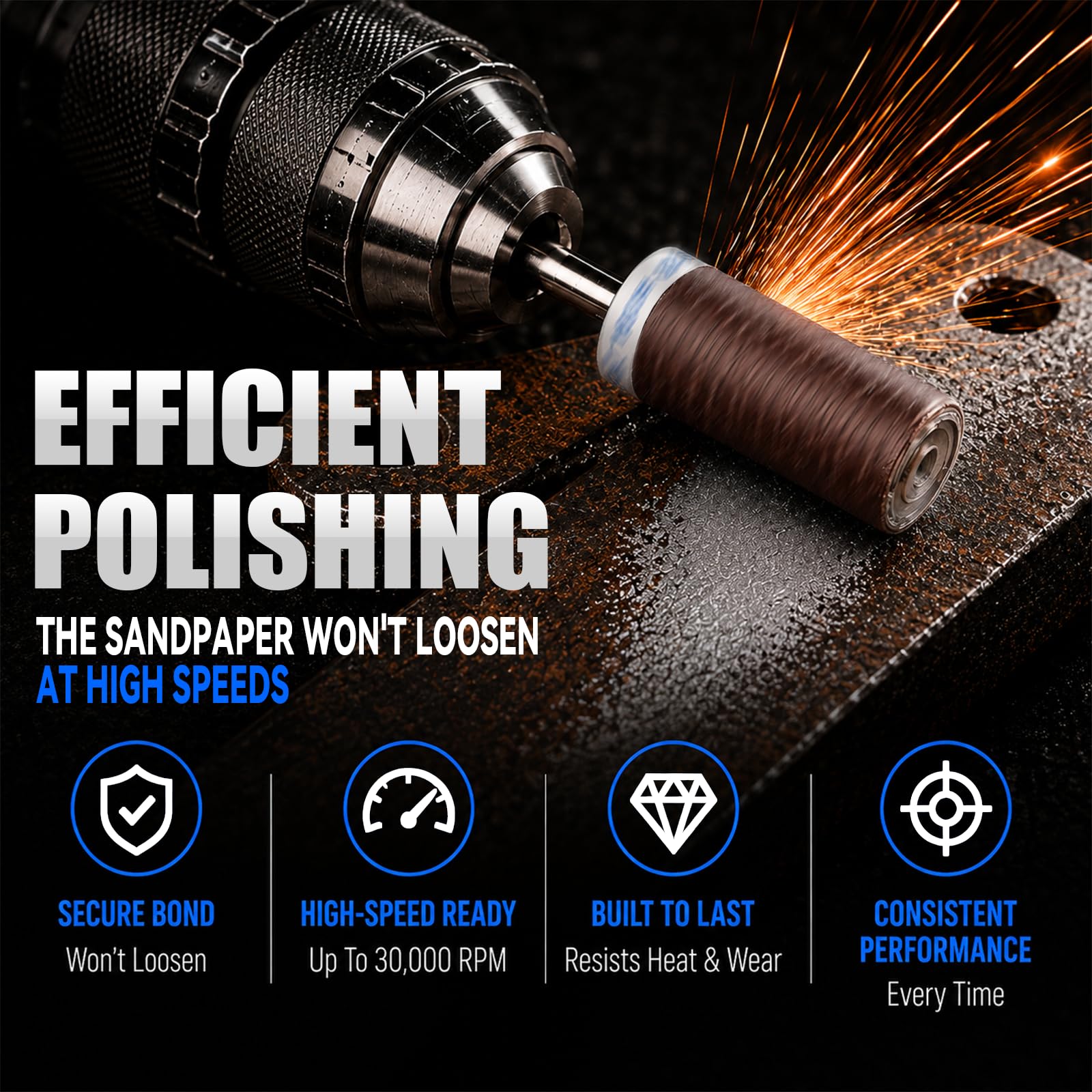 Dremel Sanding Drums - 30Pcs Grits 180-3000 -2