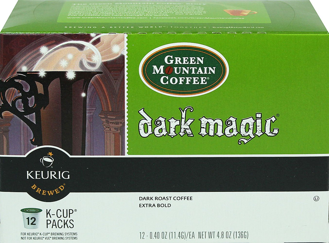 Amazon.com: Green Mountain Coffee Dark Magic, Keurig K-Cups, 12