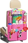 SURDOCA Backseat Organisateur de voiture,4th Gen Protecteur de siège arrière avec 11 Titulaire de la tablette de pouce, 8 Poches, Accessoires de rangement de voiture Siège arrière Organisateur pour enfants