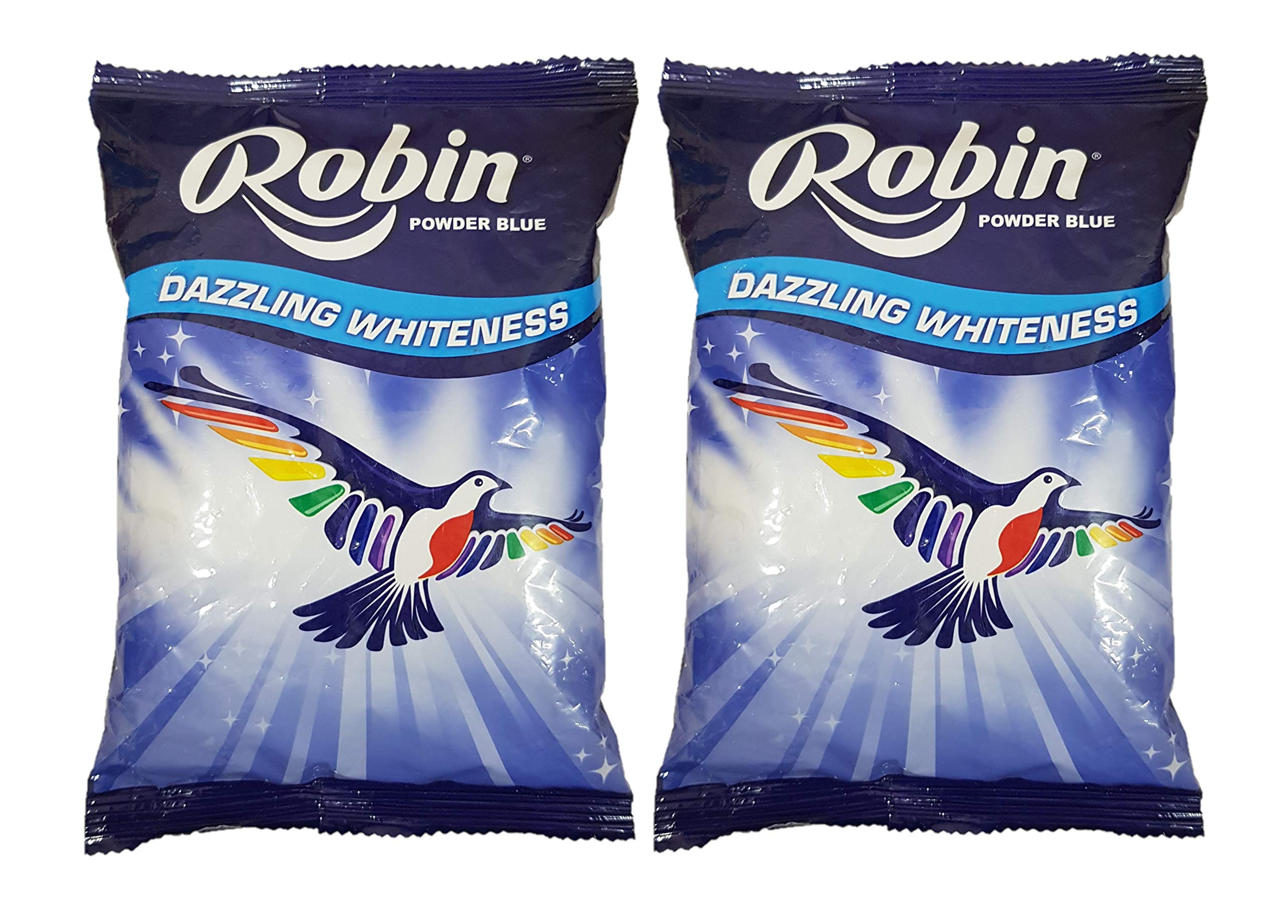 Robin Dazzling Whiteness Powder Blue - 200 g (Pack of 2) (B07PR5BJP5) Amazon Price History, Amazon Price Tracker
