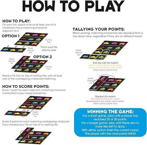 Miniatura 5 de AQUARIUS Space Invaders Dominots - Juego de azulejos con temática de Space Invaders - Diversión familiar para niños y adultos - Mercancía y