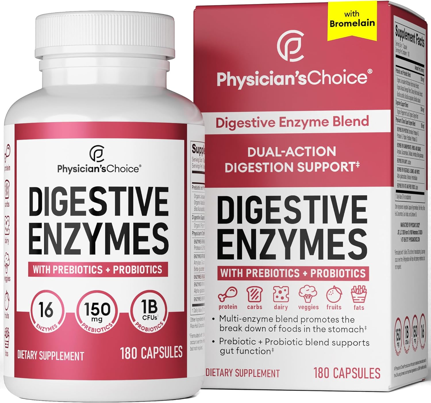 Physician's CHOICE Digestive Enzymes Multi Enzymes