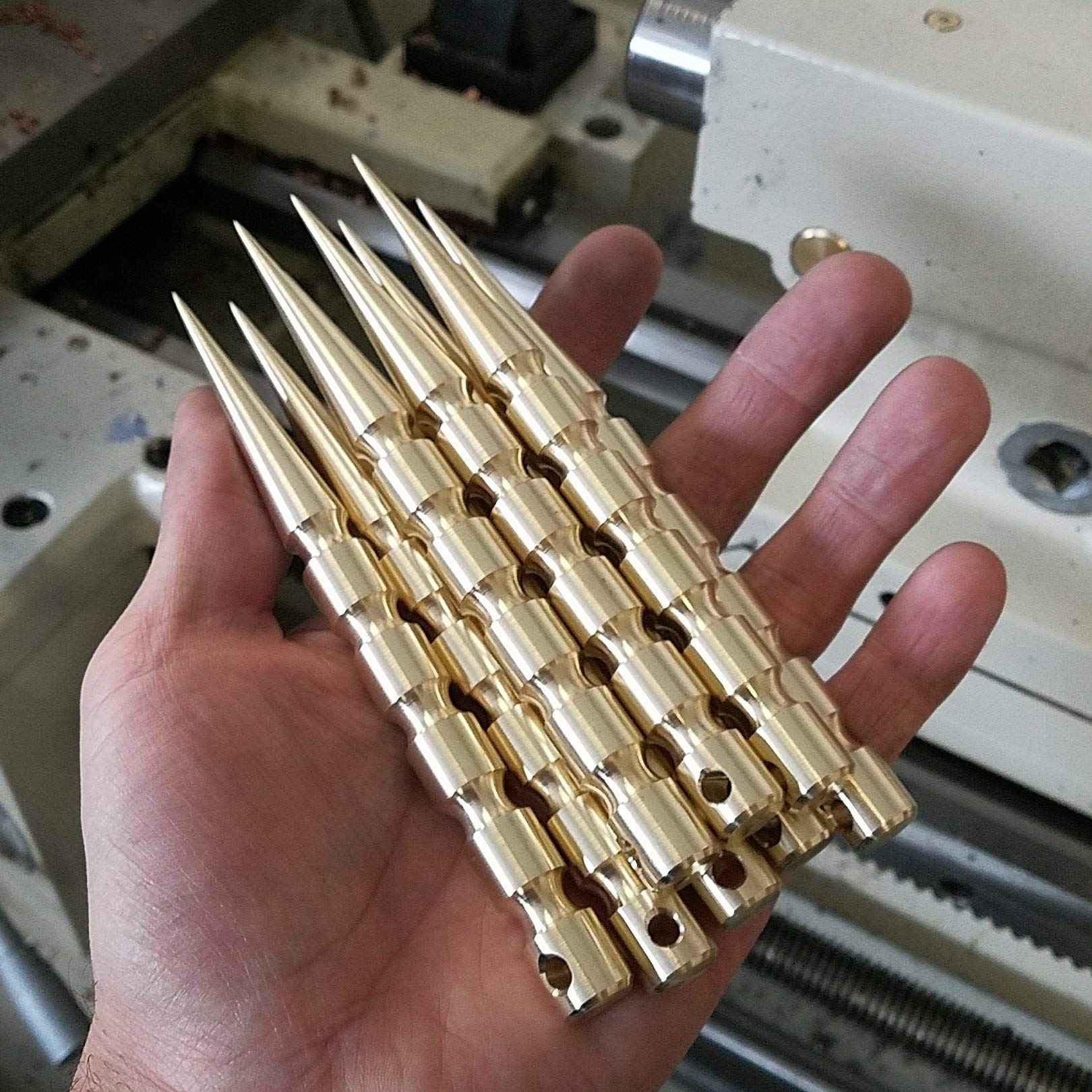 MARLIN SPIKE FID - BRASS - KNOTTING TOOL - HAND MACHINED IN THE USA