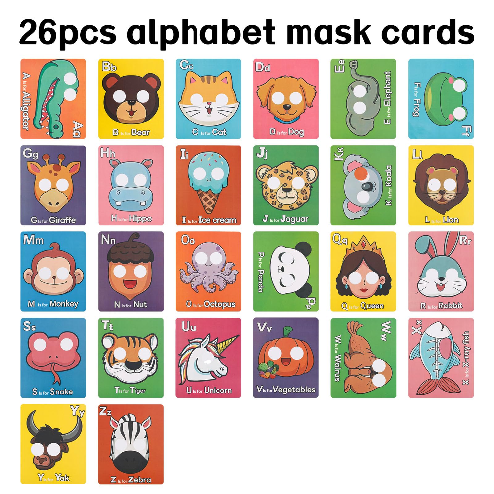 26pcs Alphabet Flash Cards - Image 3