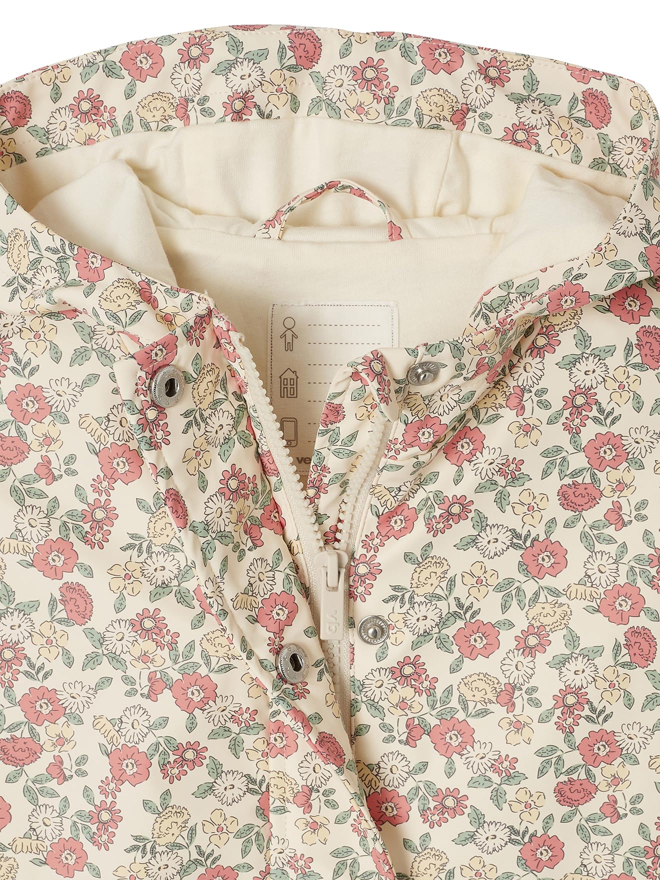 Vertbaudet Mädchen Regenjacke mit Taschen