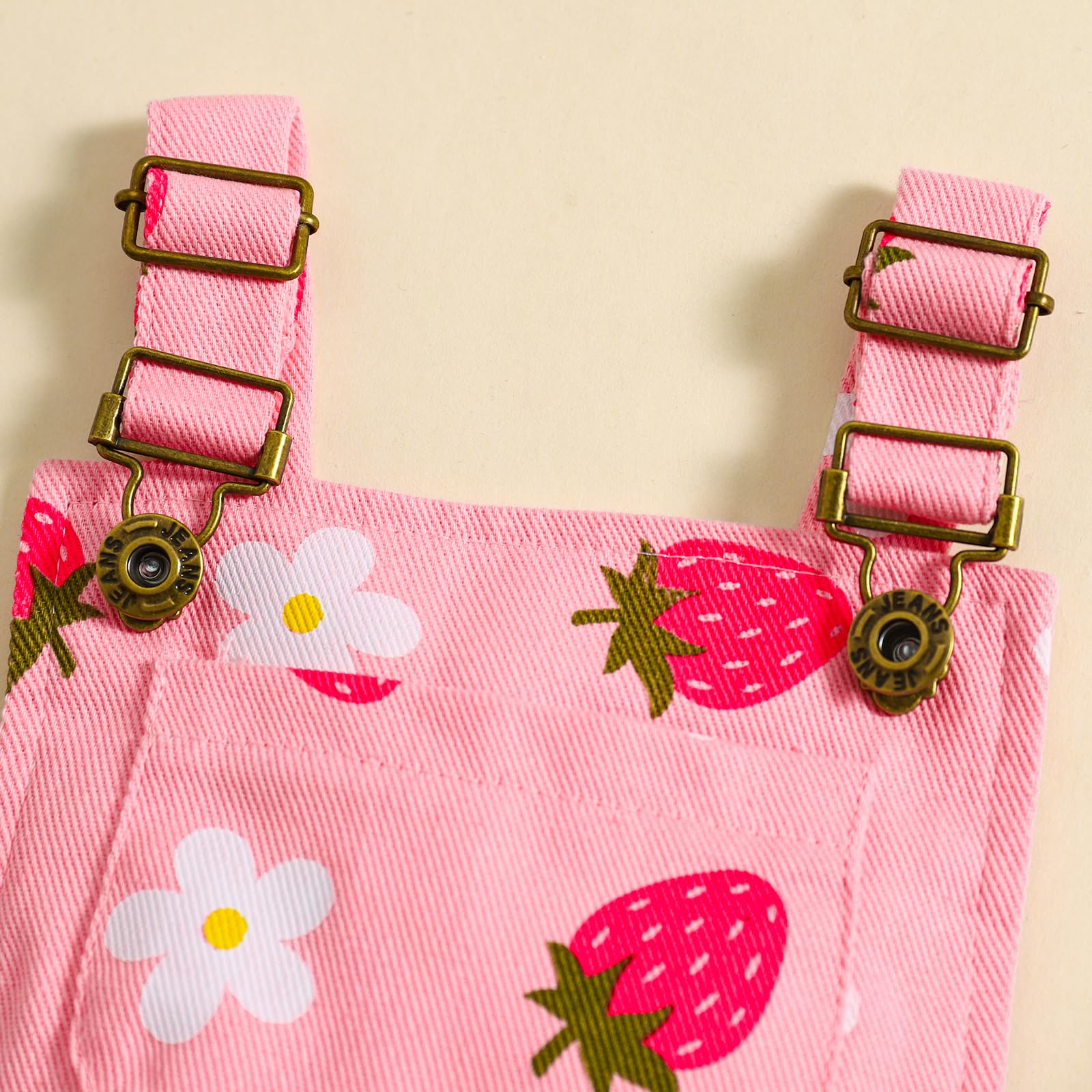 Salopette d'été pour bébé fille avec poche et porte-jarretelles
