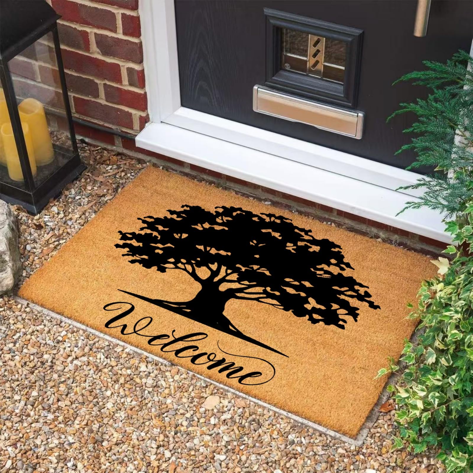 Tapis d entrée essuie pieds en coco pour éliminer la saleté et sécuriser les sols humides