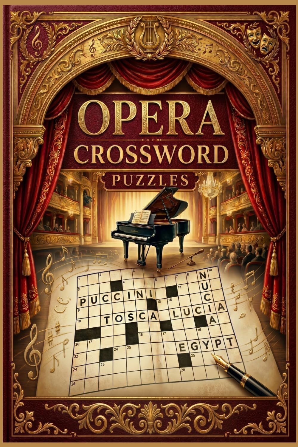 Opera Crossword Puzzles: 60 Challenging Classical Music & Opera-Themed Crossword Puzzles for Adults — With Solutions