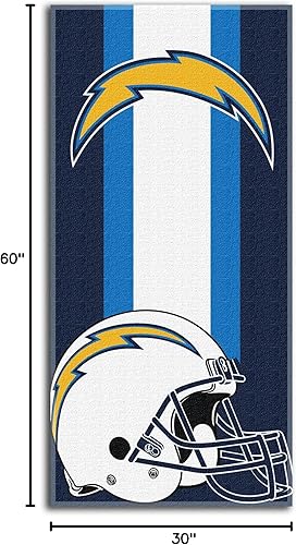 Vista 100 de Northwest NFL Philadelphia Eagles - Toalla de playa unisex para adultos, mezcla de algodón y poliéster, 30 x 60 pulgadas, rayas